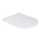 Унітаз-моноблок підлоговий Qtap Swan Ultra Quiet безобідковий із сидінням Soft-Close WHITE QT16226080AW, фото 9