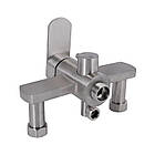 Змішувач для ванни Lidz Luna 005 (з душовим гарнітуром) (k35) LDLUN005NKS46093 Nickel, фото 4