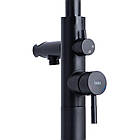 Змішувач для ванни Lidz Aria 004 підлоговий (з душовим гарнітуром) (k35) LDARI004BLA46100 Black, фото 4