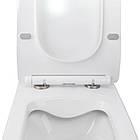 Набір Qtap інсталяція 3 в 1 Nest QT0133M425 з панеллю змиву лінійної QT0111M08V1384W + унітаз з сидінням Crow, фото 7