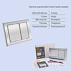 Набір Qtap інсталяція 3 в 1 Nest QT0133M425 з панеллю змиву квадратної QT0111M06028CRM + унітаз з сидінням, фото 5