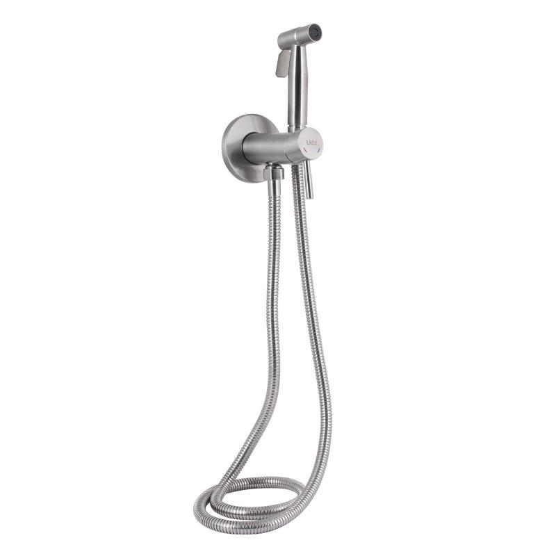 Набір для гігієнічного душу Lidz Aria 111 Nickel LDARI111NKS46105 округлий, фото 1