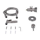 Набір для гігієнічного душу Lidz Aria 111 Nickel LDARI111NKS46105 округлий, фото 6