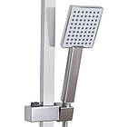 Душова стійка універсальна Lidz Kubis 1120 на два споживачі LDKUB1120NKS46111 Nickel, фото 4