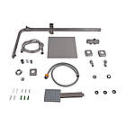 Душова стійка універсальна Lidz Kubis 1120 на два споживачі LDKUB1120NKS46111 Nickel, фото 8