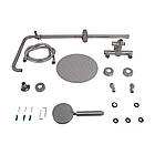 Душова система для душу Lidz Aria 1020 на два споживачі (k35) LDARI1020NKS46114 Nickel, фото 8