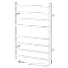 Рушникосушка електричний Qtap Evia 11113S WHI білий квадратний, фото 4