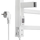 Рушникосушка електричний Qtap Evia 11113S WHI білий квадратний, фото 5