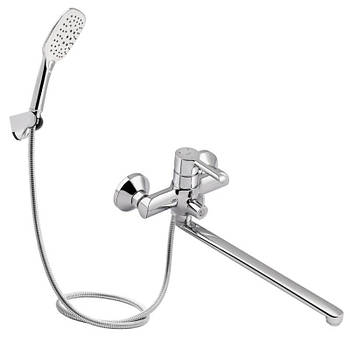 Змішувач для ванни Qtap Grand CRM 005 одноважільний латунний хром