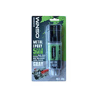 Клей епокс. двокомп. для металу Winso сірий 30г 300500