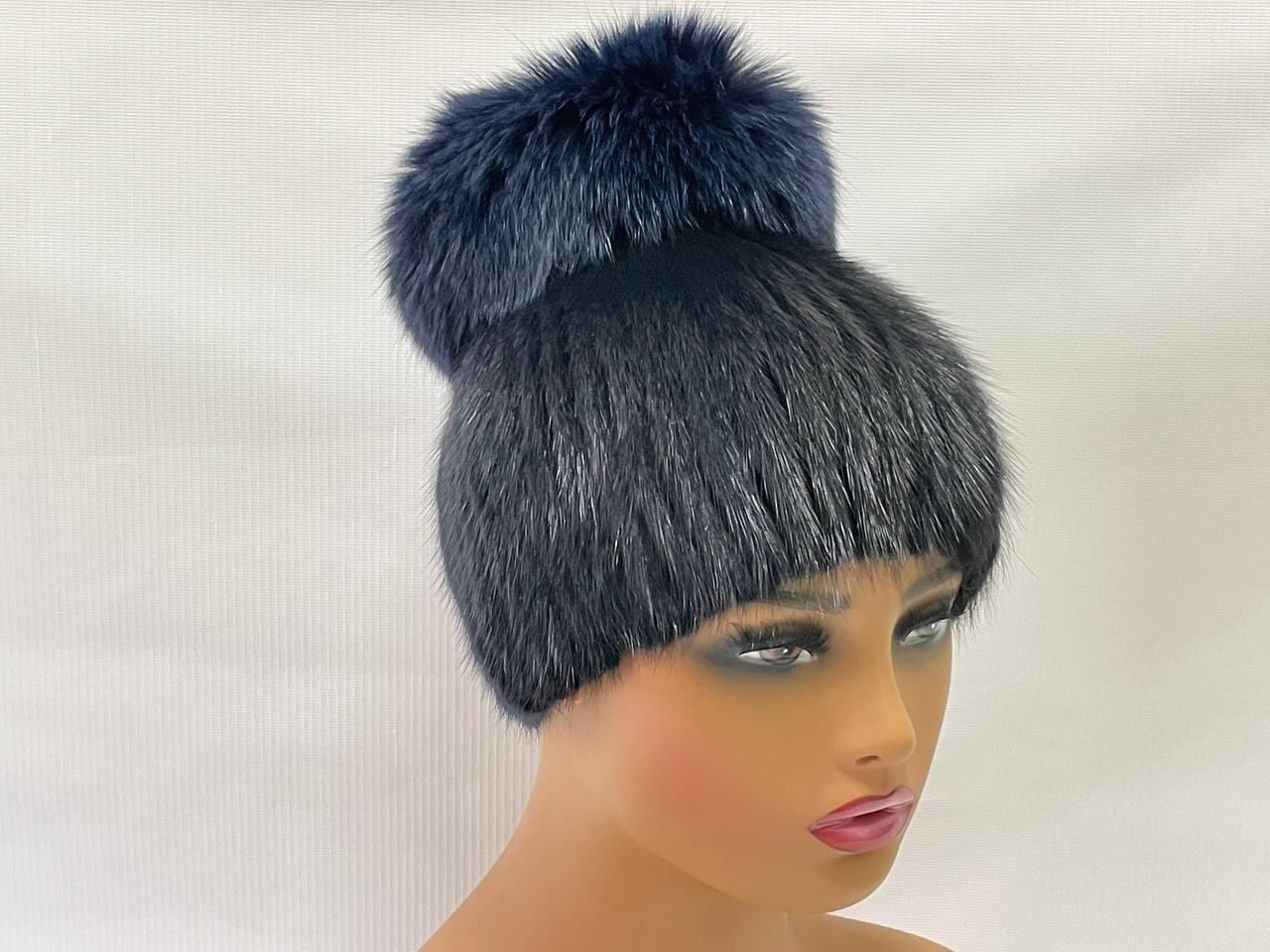 Жіноча шапка з хутра одатри "Малібу", фото 1