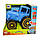 Музичний Синій трактор українська мова світ 15 пісень і звуків пластик каталка 15*10*9 см (975-1), фото 3
