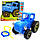 Музичний Синій трактор українська мова світ 15 пісень і звуків пластик каталка 15*10*9 см (975-1), фото 8