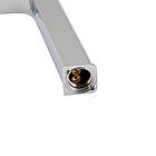 Змішувач(кран) для накладної раковини чаші Qtap Namesti 1025H102C високий хром квадратний, фото 3