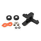 Змішувач для ванни Qtap Lipno 3023101DCB Чехія латунь чорний матовий квадратний, фото 5