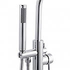 Змішувач(кран) для ванни підлоговий Qtap Podlaha 19103UGC, фото 3