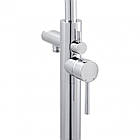 Змішувач(кран) для ванни підлоговий Qtap Podlaha 19103UGC, фото 4