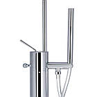 Змішувач для ванни підлоговий окремостоячий Qtap Virgo 1966103C колір хром, фото 3