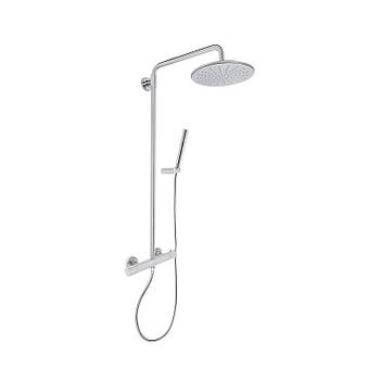 Термостатична душова система Qtap Brno 5769103ONC колір хром телескопічна