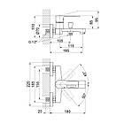 Змішувач/кран для ванни  Qtap Tern 3061102C, фото 2