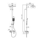 Душова система Qtap Gemini 51103KNC, фото 2
