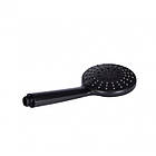 Душова система з нержавіючої сталі з тропічним душем Lidz Aria 06L-BES Black чорна матова, фото 7