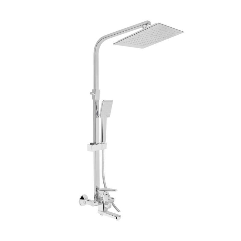 Душова система універсальна Lidz Sofi 1030 на три споживачі (з виливом) (k35) LDSOF1030CRM44975 Chrome, фото 1