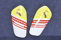 Щитки футбольні клубні білі 14,5 см Mercurial 1008S