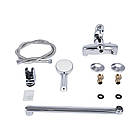 Змішувач для ванни Lidz Tani 0051 з поворотним виливом (з душовим гарнітуром) (k40) LDTAN0051CRM44961 Chrome, фото 8