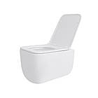 Унітаз підвісний Qtap Gemini безобідковий із сидінням Soft-close QT2533076EUQW, фото 9