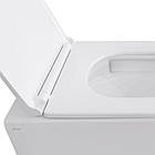 Унітаз підвісний Qtap Gemini безобідковий із сидінням Soft-close QT2533076EUQW, фото 10