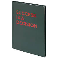 Тетрадь А5 твердая обложка 96 листов клетка Success is a decision
