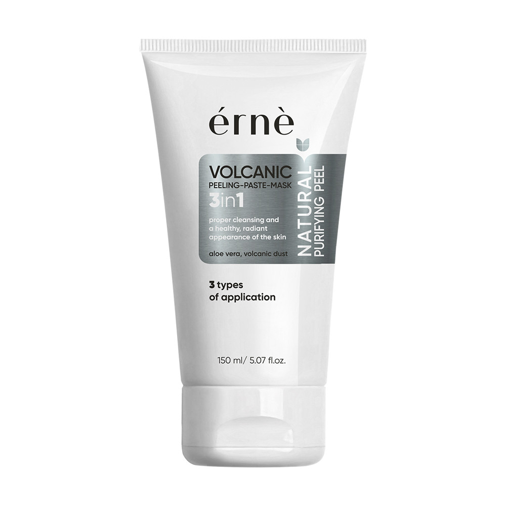 Вулканічний очищаючий засіб для обличчя 3 в 1 Erne, 150 мл, фото 1