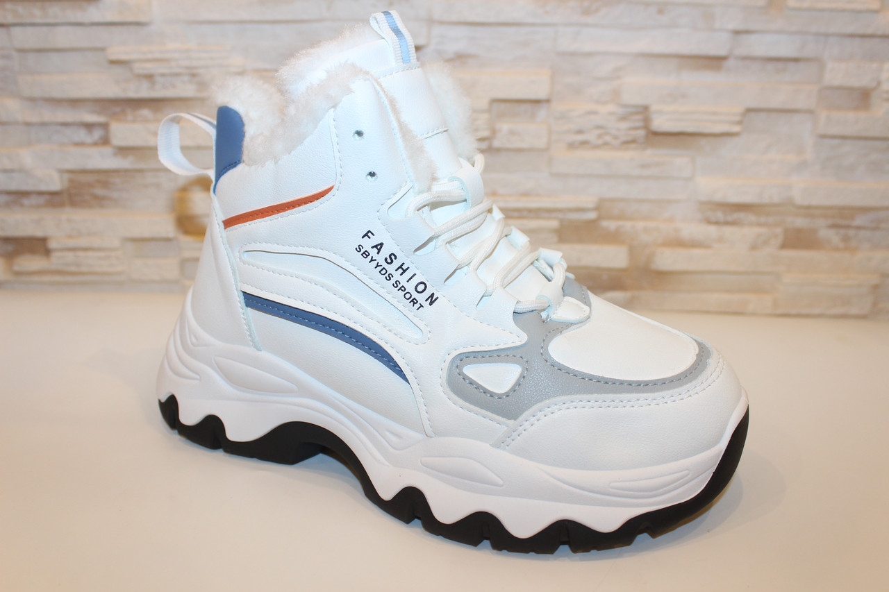 Черевики жіночі зимові білі С403, фото 1