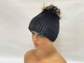 Жіноча шапка з хутра одатри "Лоза"