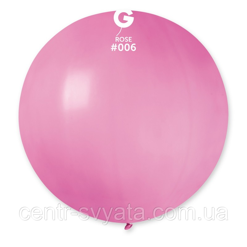 Латексна кулька Gemar 31"(80 см) #006 Пастель рожевий