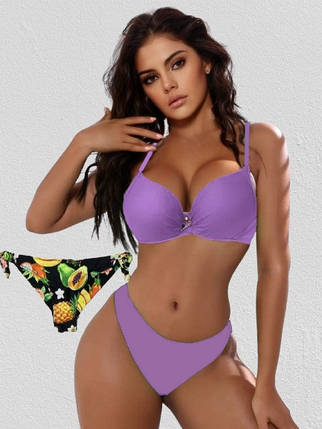 Купальник раздельный SISIANNA 5215 Катя фиалка(В НАЛИЧИИ ТОЛЬКО 44 46 48 50 52 УКР р-ры), фото 2