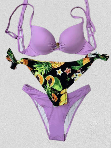 Купальник раздельный SISIANNA 5215 Катя фиалка(В НАЛИЧИИ ТОЛЬКО 44 46 48 50 52 УКР р-ры)