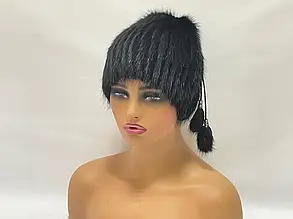 Жіноча шапка з хутра одатри "Парик"