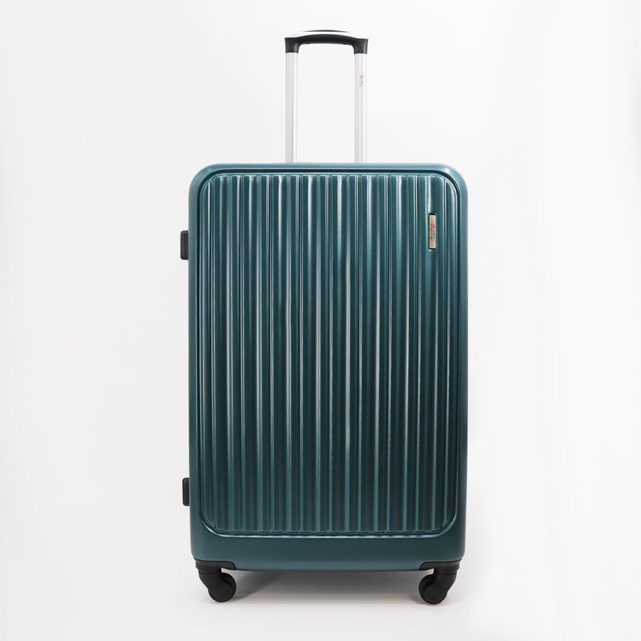 Валіза дорожня 3 в 1 трійка на колесах ABS пластик 72*45 см у різних кольорах Cans Зелений, фото 1