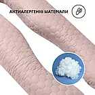 Подушка П-подібна для сну та відпочинку стьобана 140х75х20 см, U-shape, з наволочкою на блискавці, для вагітних, фото 5
