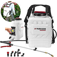 Электрический опрыскиватель деревьев 16L Parkside (Германия), Электрический распылитель для сада, GMD