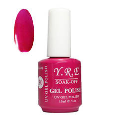 Червоно-Малиновий Гель-лак для Нігтів 15 мл Тон GL-01-30, Манікюр Гель Лаком