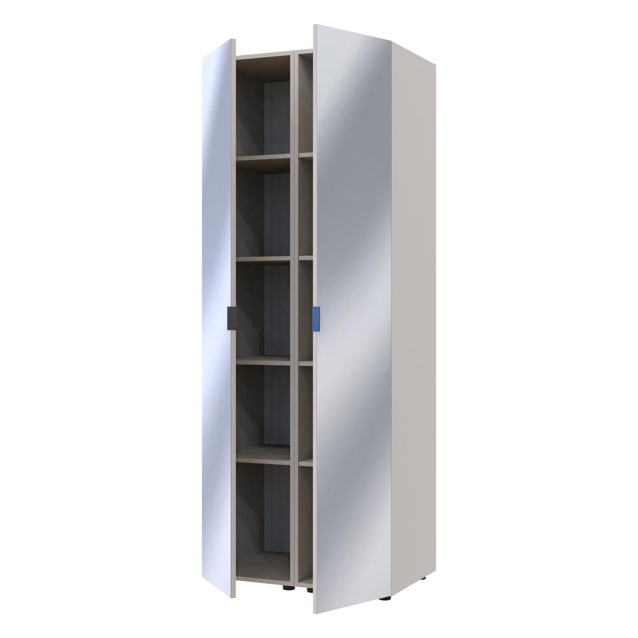 Комплект шаф "Гелар" 78х50х203 см. 2 Дзеркала, Кашемір, фото 1