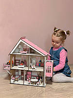 Будиночок для ляльок лол,Ляльковий будинок з меблями для лол,Ляльковий будиночок з ліфтом lol mx