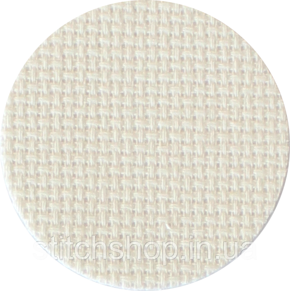 3251/264 Канва Aida 16/64 Zweigart, бежевий, ширина — 110 см, тканина для вишивання., фото 1