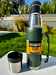 Термос для напоїв Vacuum 1,2 л зелений