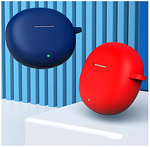 Силіконовий чохол із карабіном для Honor Earbuds X7 / червоний, фото 4