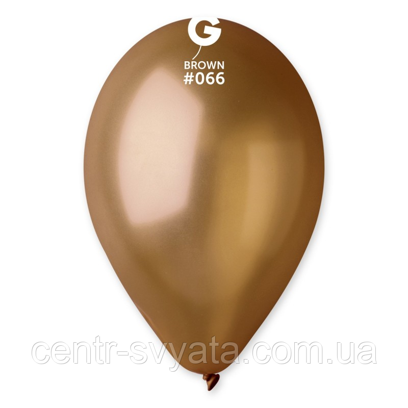 Латексна кулька Gemar 11"(28 см) #066 Металік коричневий