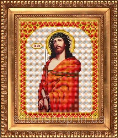 К-5003 Иисус в терновом венце. Благовест. Схема на ткани для вышивания бисером